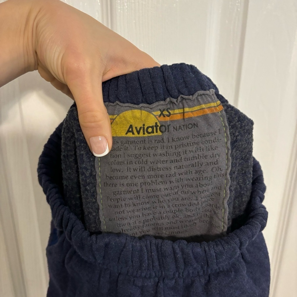 Aviator Nation Rainbow Stitch Sweatpants - Picture 7 of 8